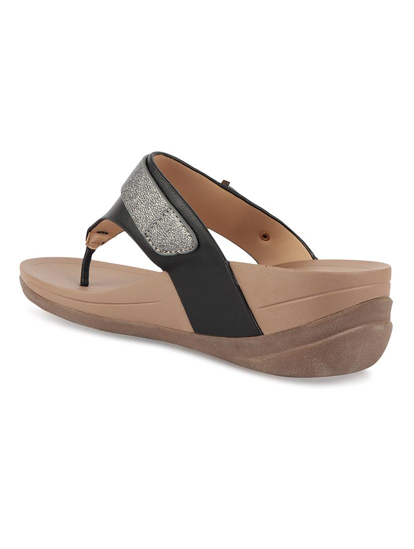 calzado womens's casualwear slip-on beige color platform heels slippers - 17739158 - Standard Image - 2