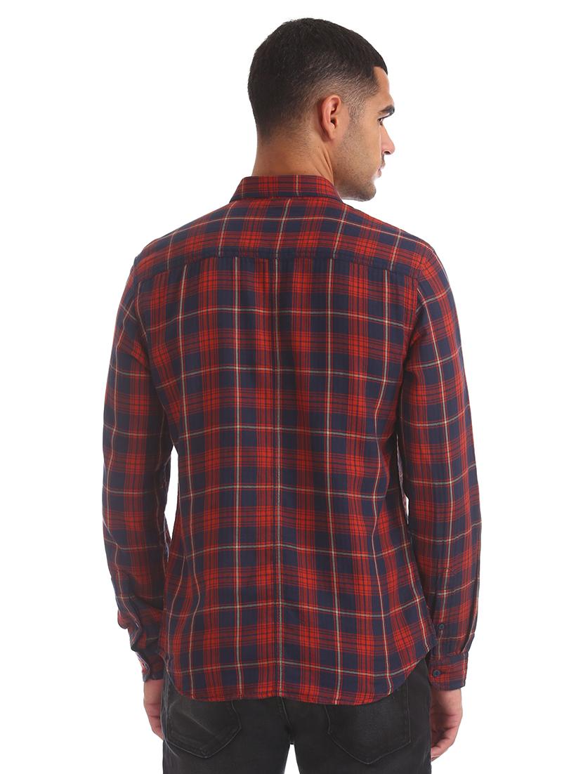 red checkered casual shirt - 17739479 - Standard Image - 2