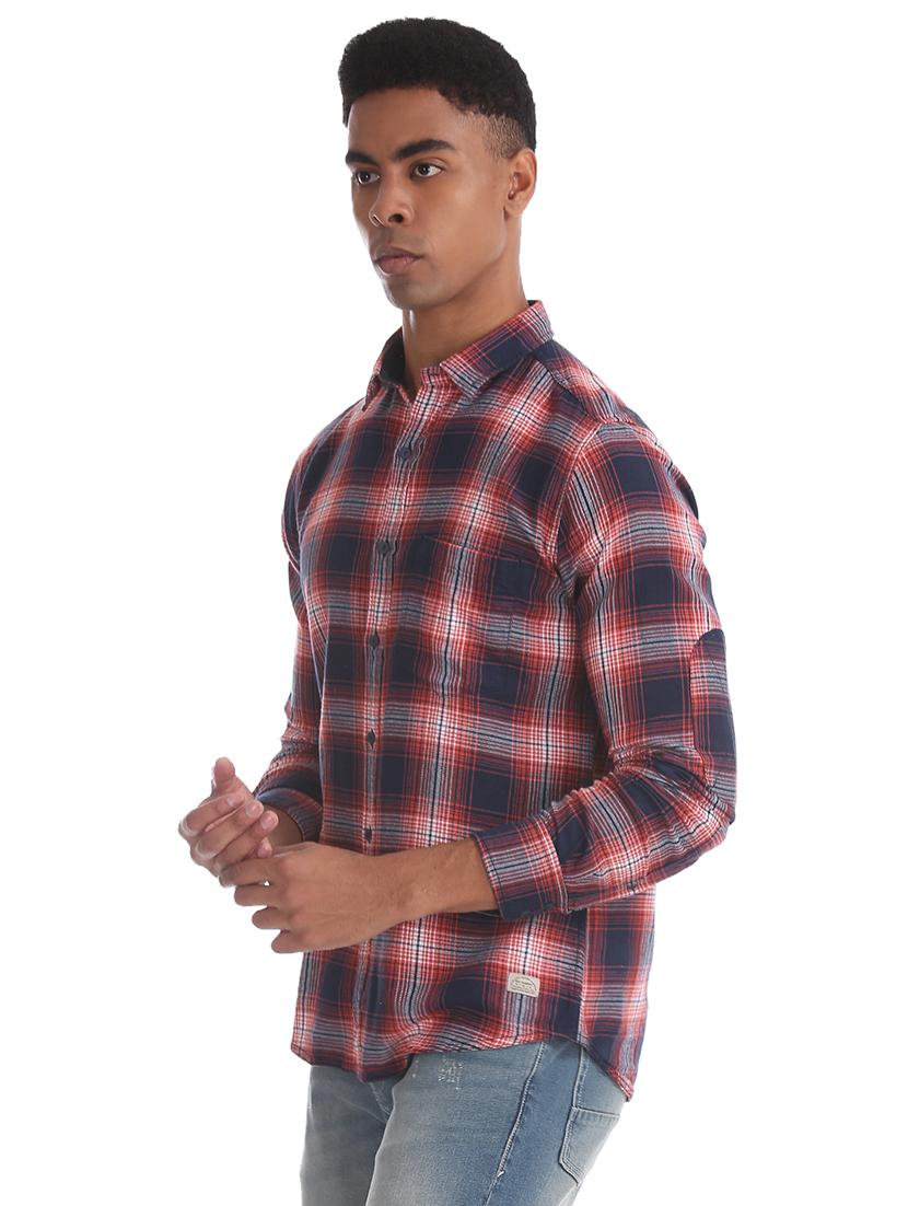 mens checks casual shirt - 17739533 - Standard Image - 2
