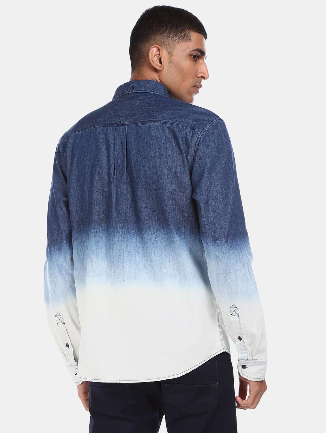 blue ombre casual shirt - 17739572 -  Standard Image - 2