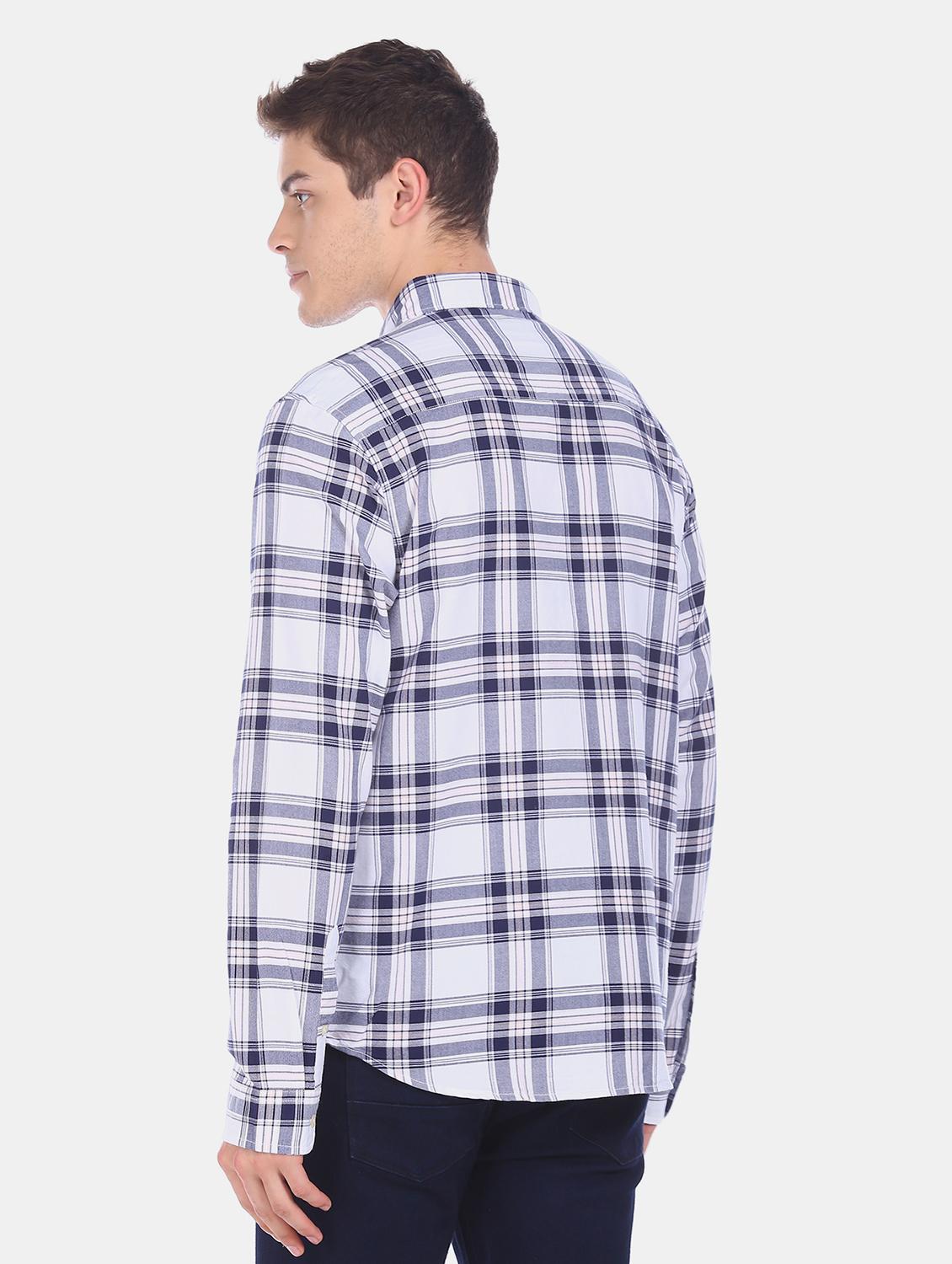 mens checks casual shirt - 17739573 - Standard Image - 2