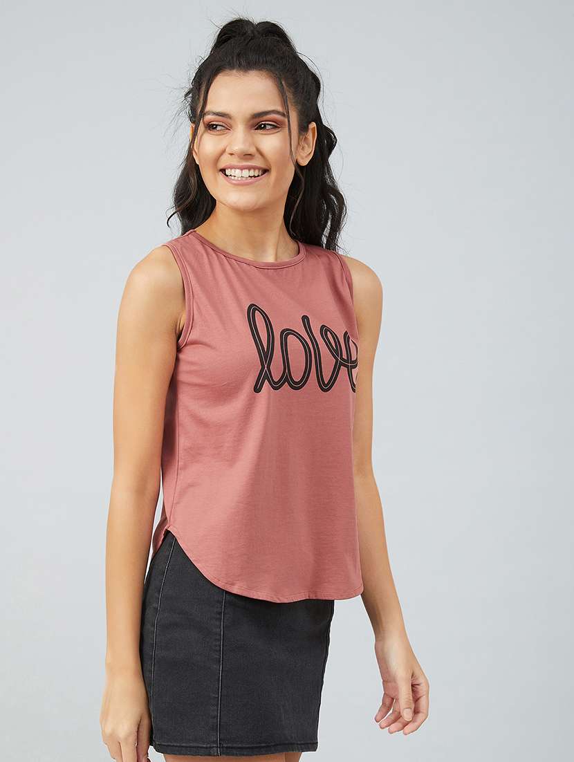 pink cotton regular tshirt - 17739989 -  Standard Image - 2