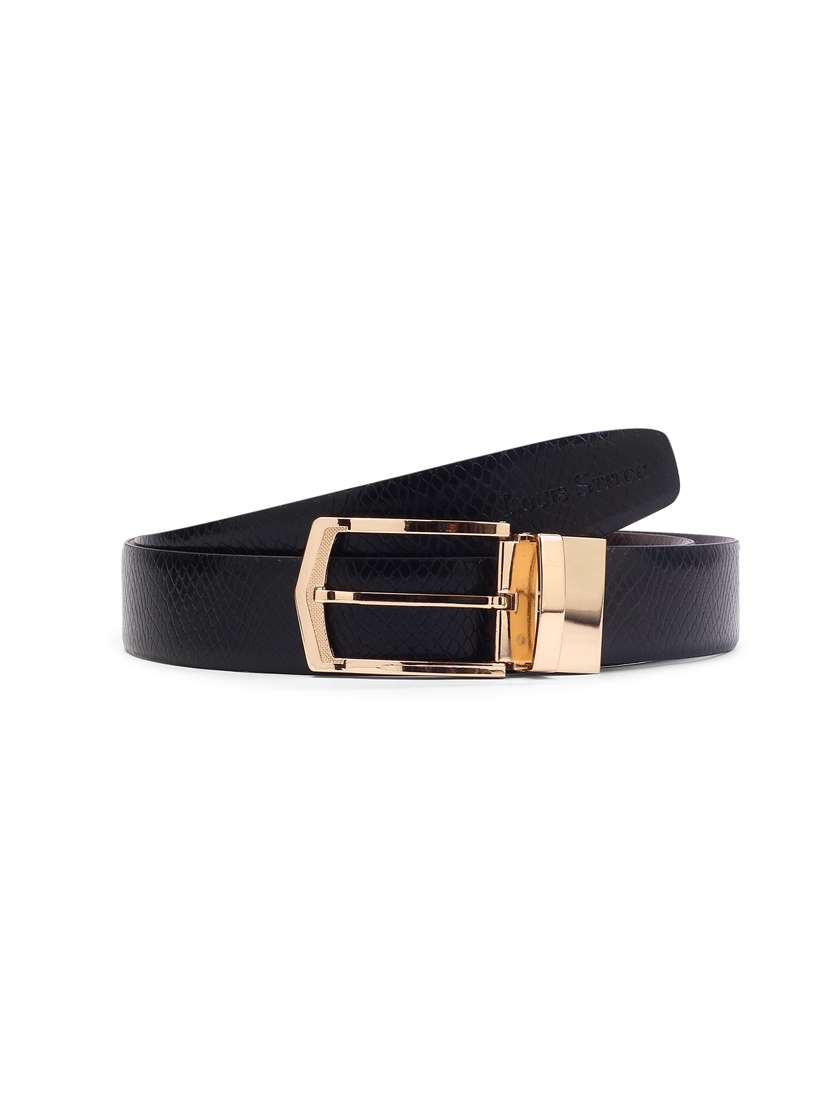 brown leather belt