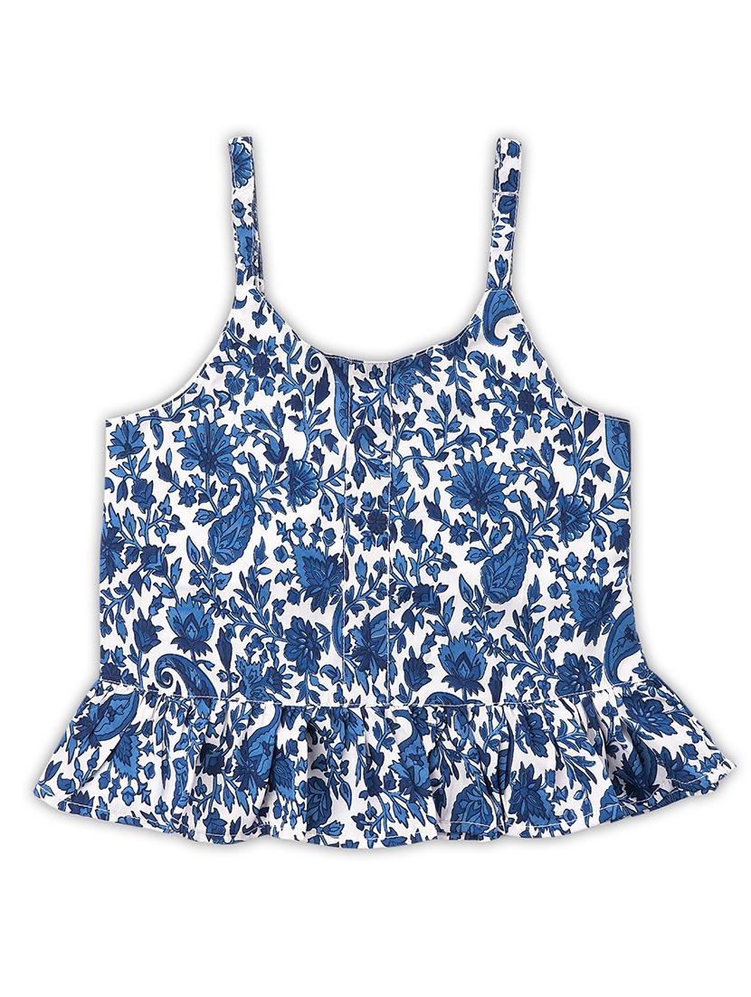 floral top with shorts set - 17740424 - Standard Image - 2