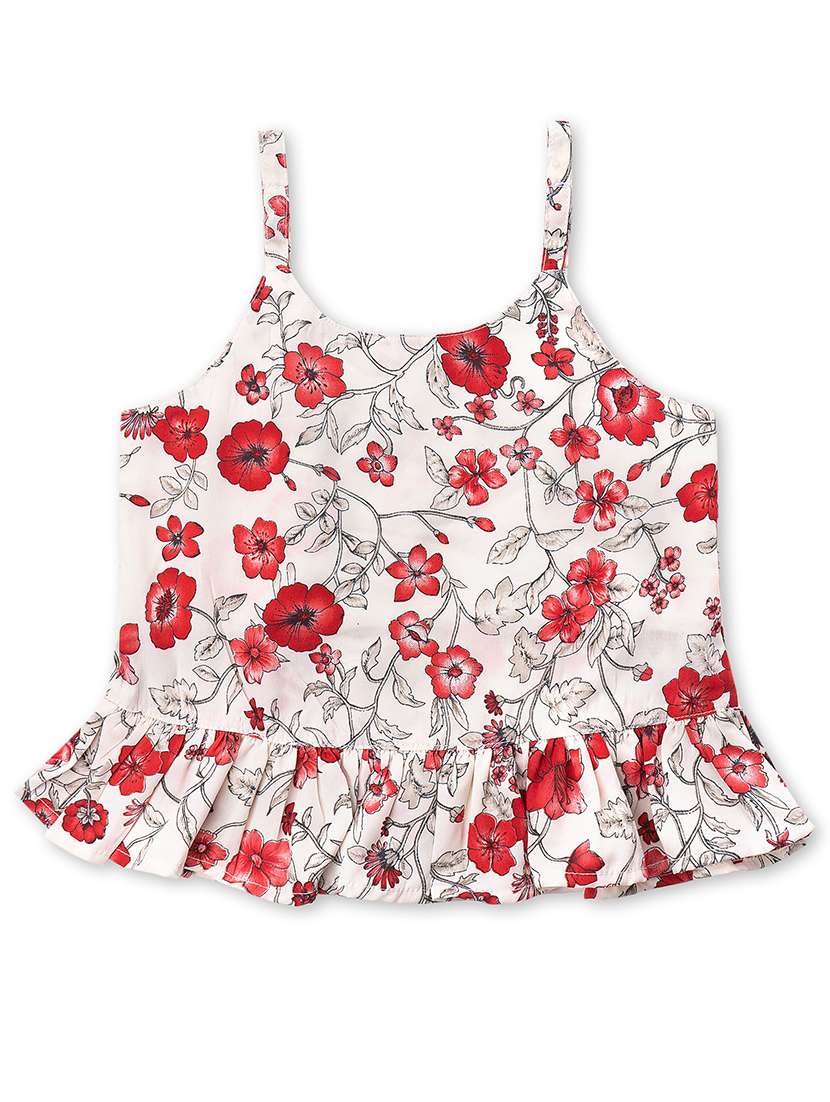 floral top with shorts set - 17740428 - Standard Image - 2