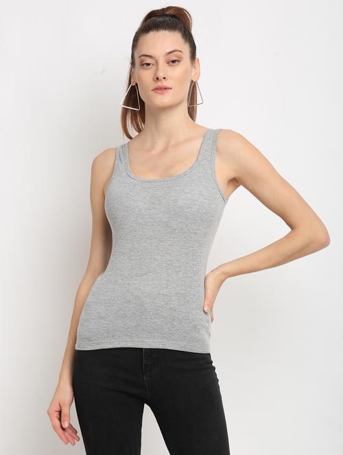 racer back solid camisole - 17740445 - Standard Image - 0