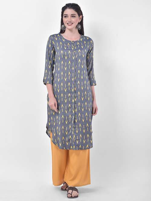 women's asymmetric kurta - 17740946 -  Standard Image - 0