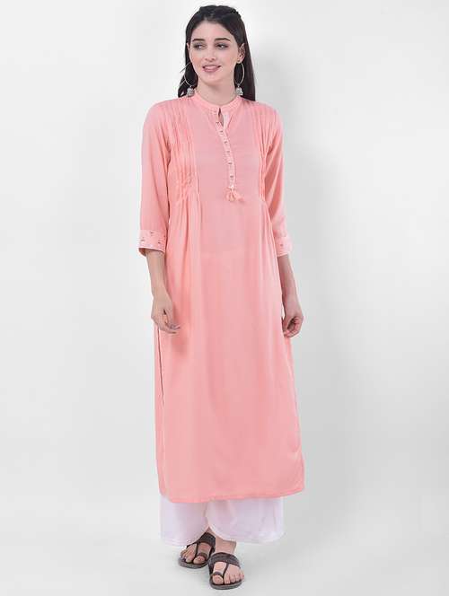 women's straight kurta - 17740978 -  Standard Image - 0