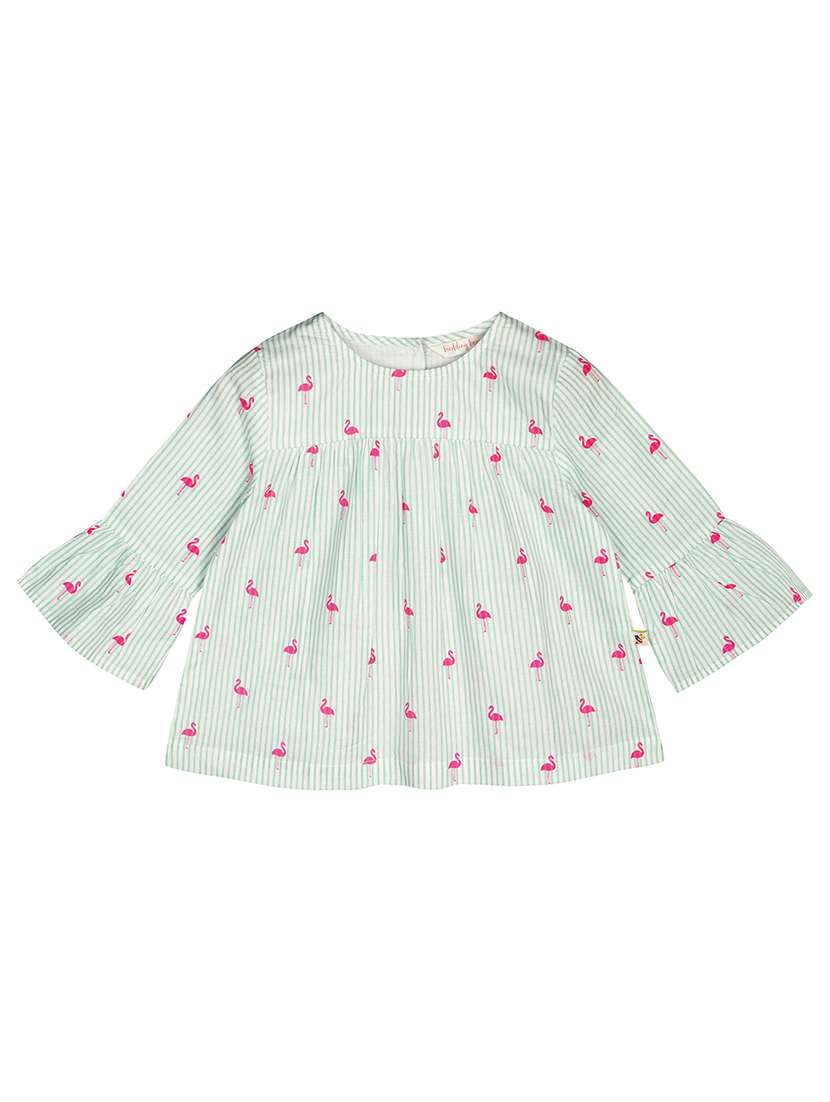 green striped regular top