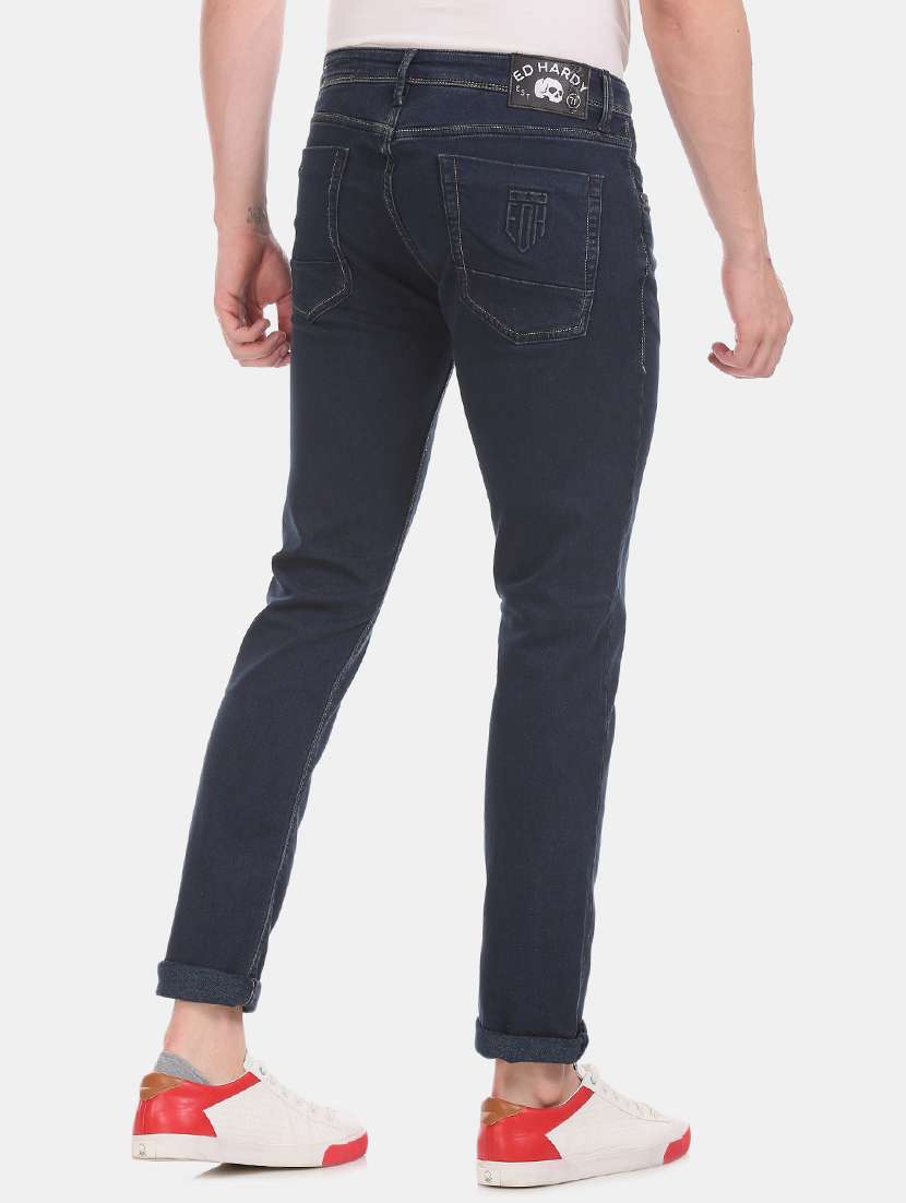 blue plain denim jeans - 17742345 - Standard Image - 2
