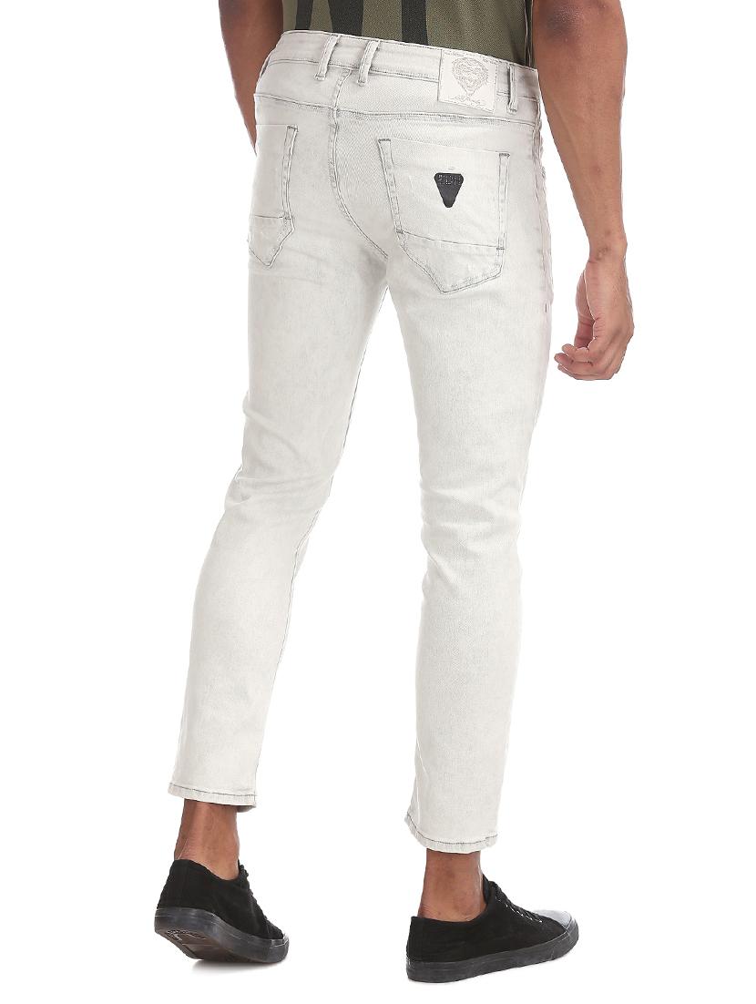 white distressed denim jeans - 17742408 - Standard Image - 2