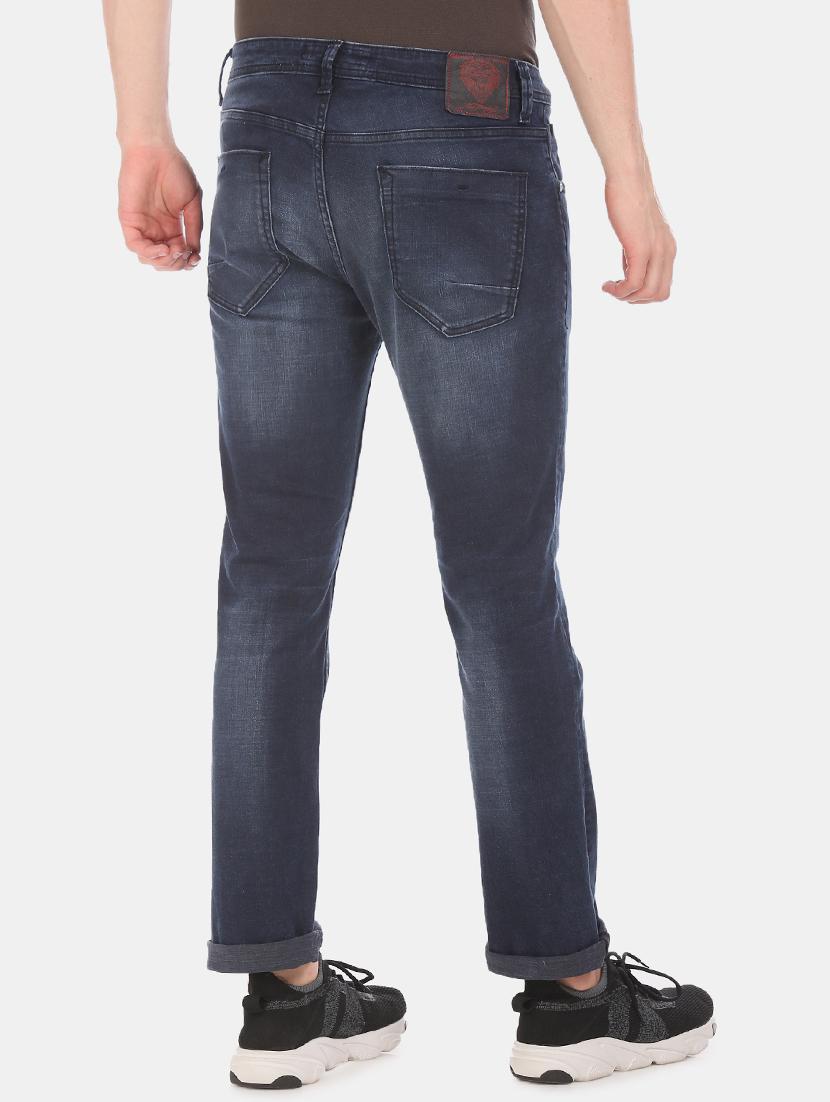 mens slim fit distressed jeans - 17742495 - Standard Image - 2