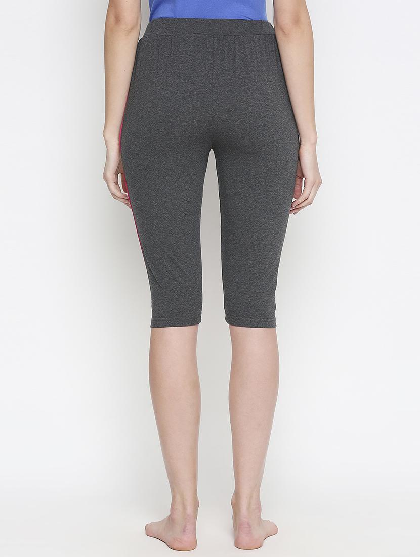 grey cotton regular capris - 17742684 - Standard Image - 2