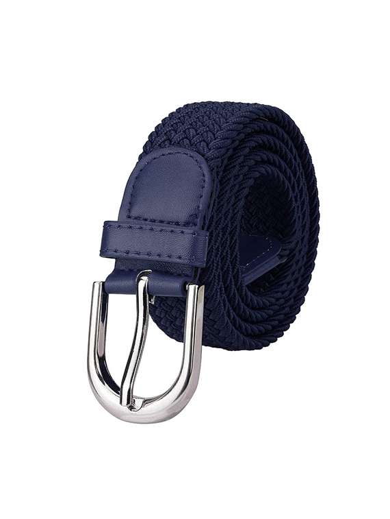 blue fabric belt