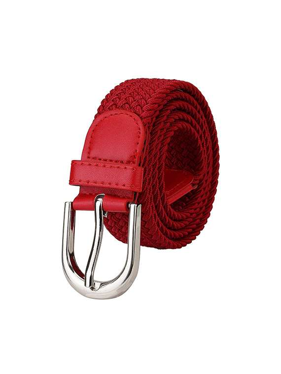 red fabric belt