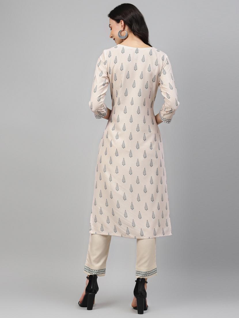 women's straight kurta - 17743941 - Standard Image - 2