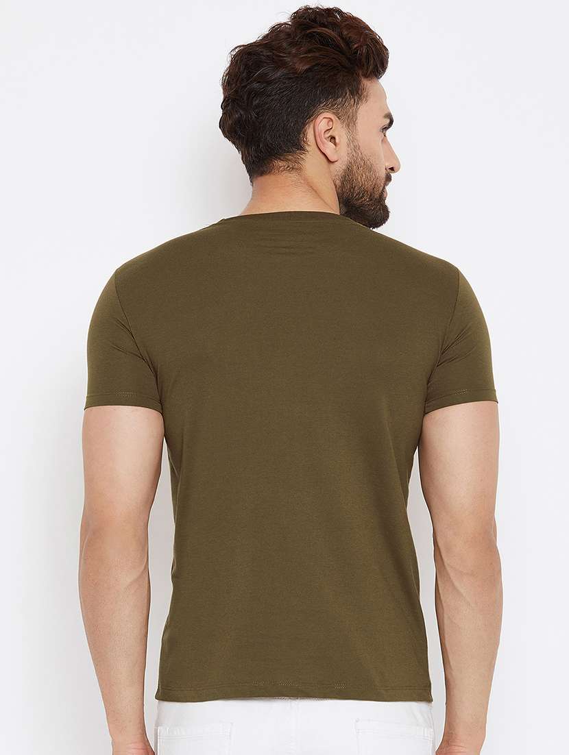 brown printed t-shirt - 17745648 - Standard Image - 2