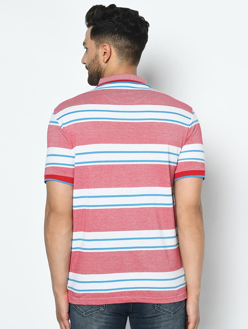 red striped polo t-shirt - 17745653 - Standard Image - 2