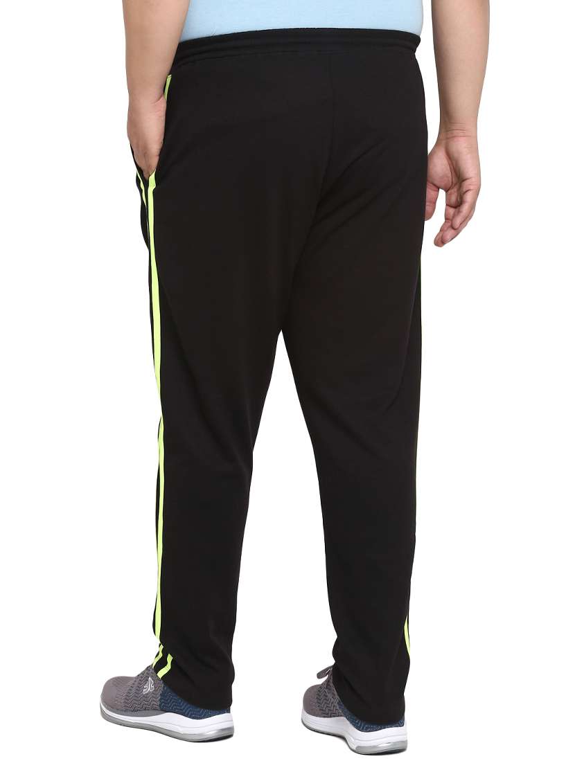 black side taped full length track pant - 17746045 -  Standard Image - 2