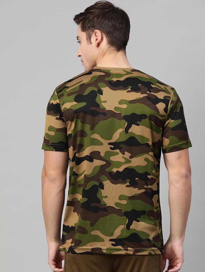 olive green camouflage t-shirt - 17749501 - Standard Image - 2