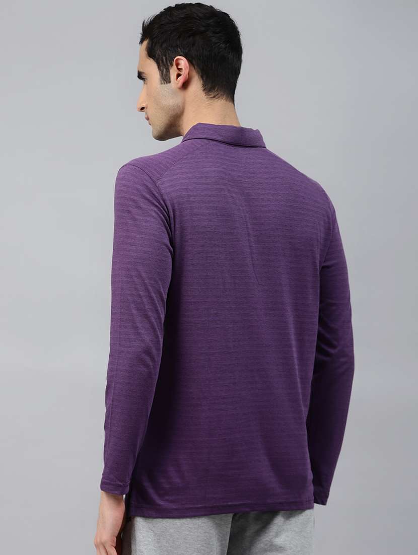 purple striped polo t-shirt - 17749514 -  Standard Image - 2