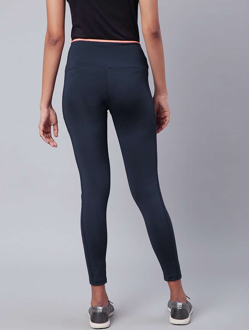 high rise solid track pant - 17749761 - Standard Image - 2