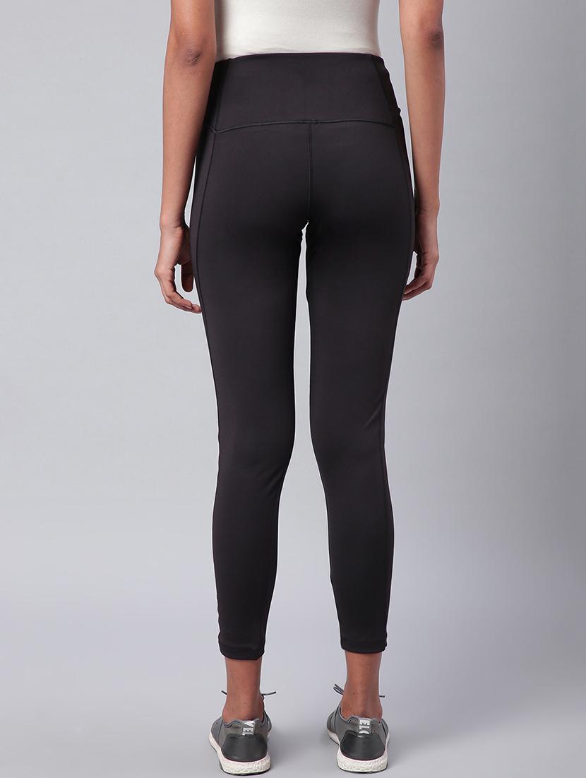 high rise solid track pant - 17749768 - Standard Image - 2
