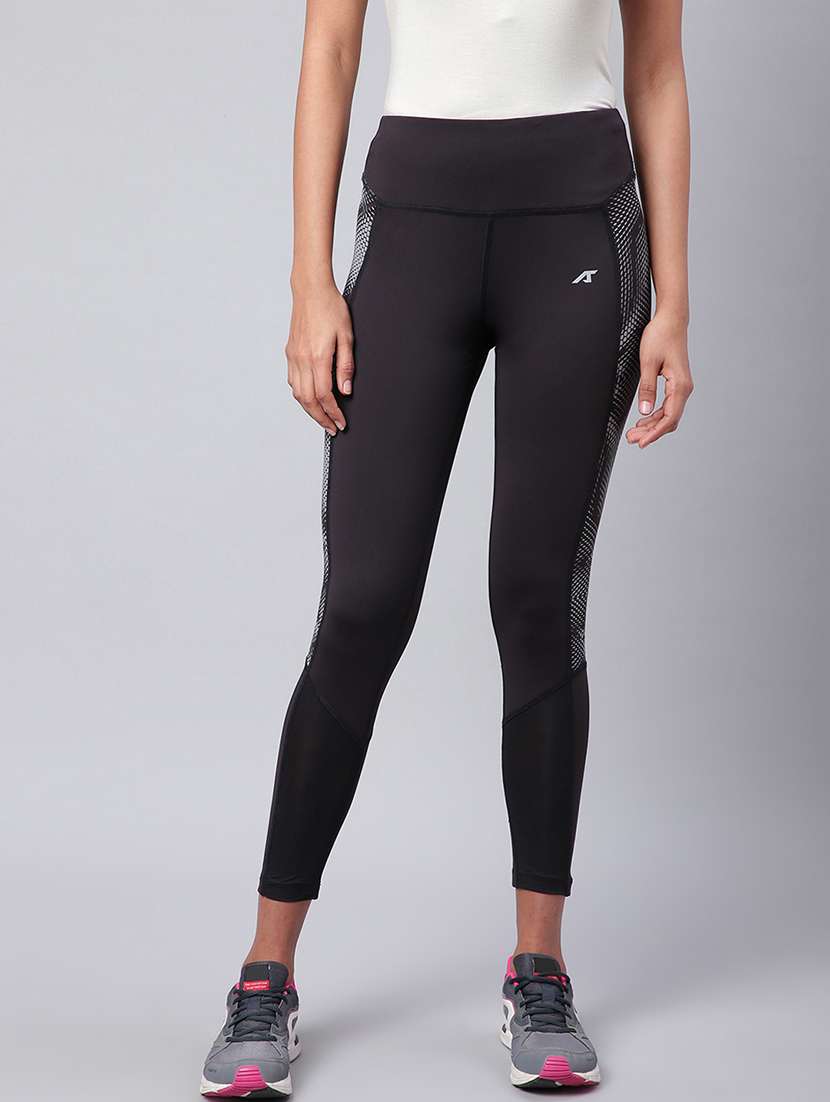 high rise contrast detail track pant