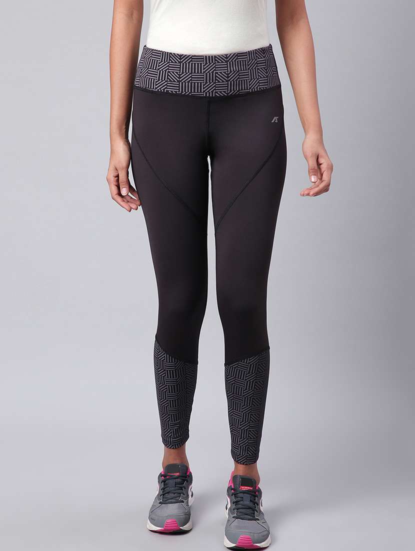 high rise contrast detail track pant