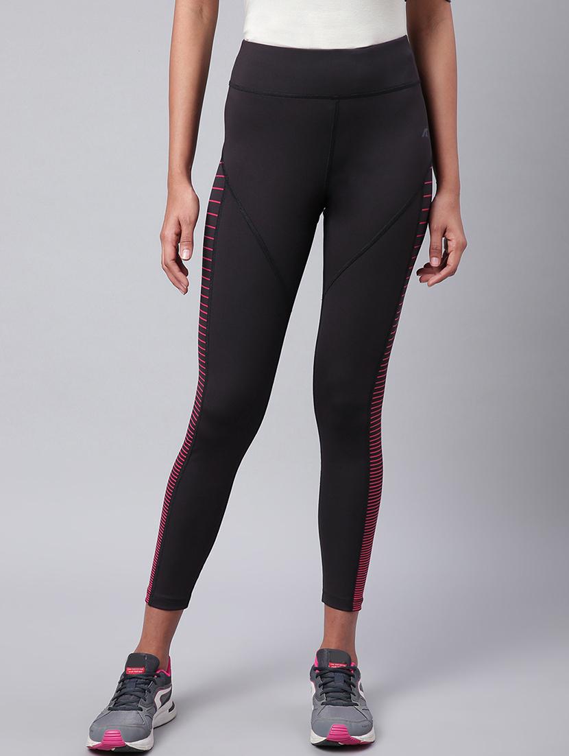 high rise contrast detail track pant