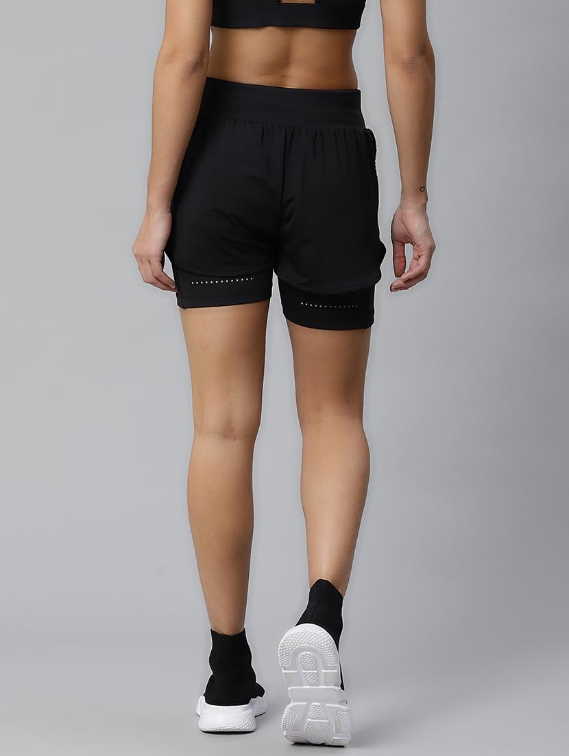 high rise sports shorts - 17749824 - Standard Image - 2