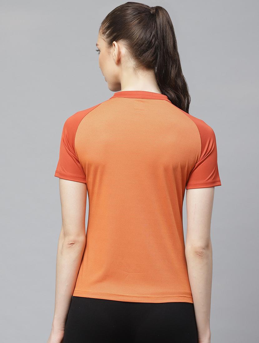 mandarin neck printed tee - 17749837 - Standard Image - 2