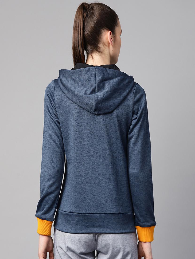 hooded neck solid sweatshirt - 17749860 - Standard Image - 2