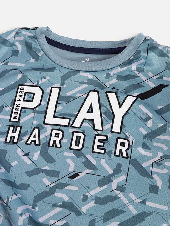 blue printed t-shirt  - 17749889 -  Standard Image - 2