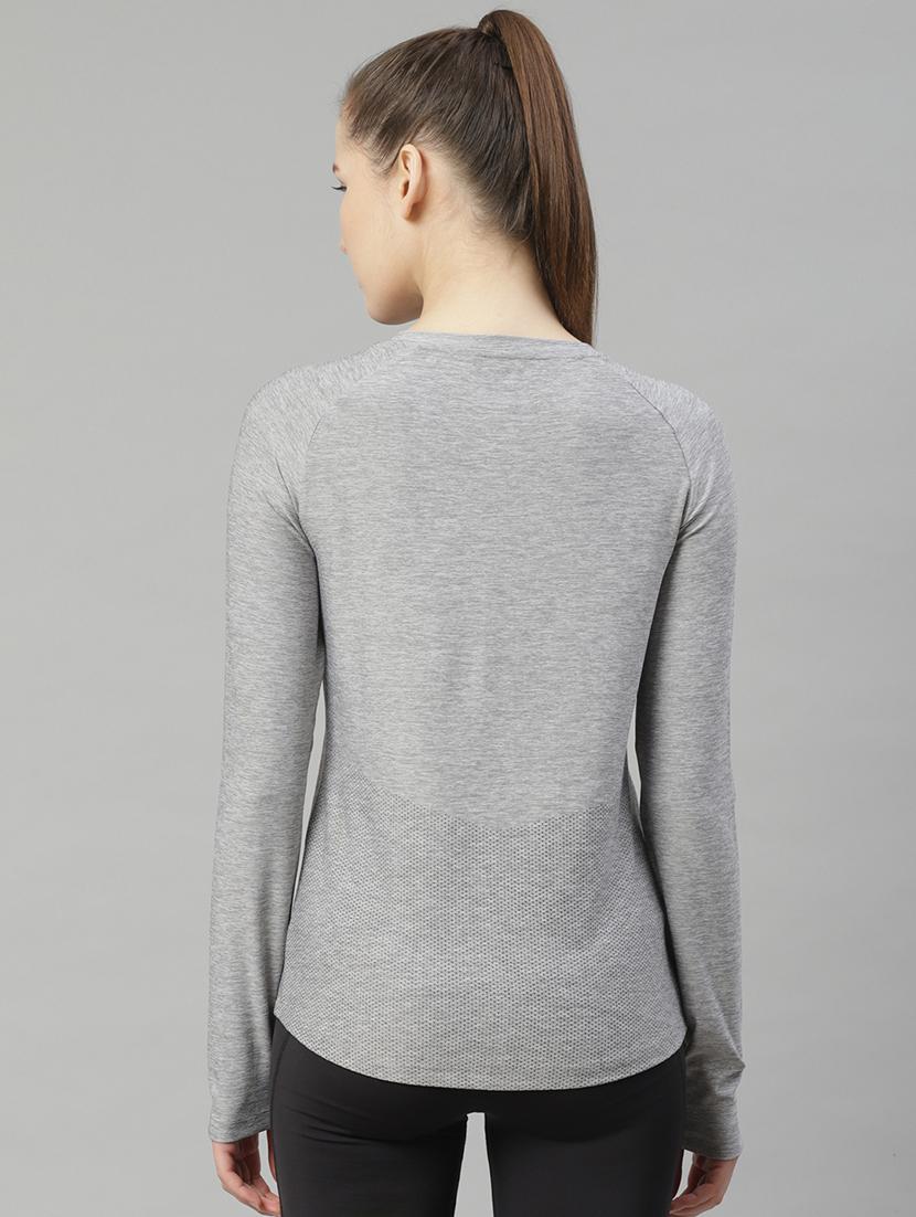 round neck melange tee - 17749908 - Standard Image - 2