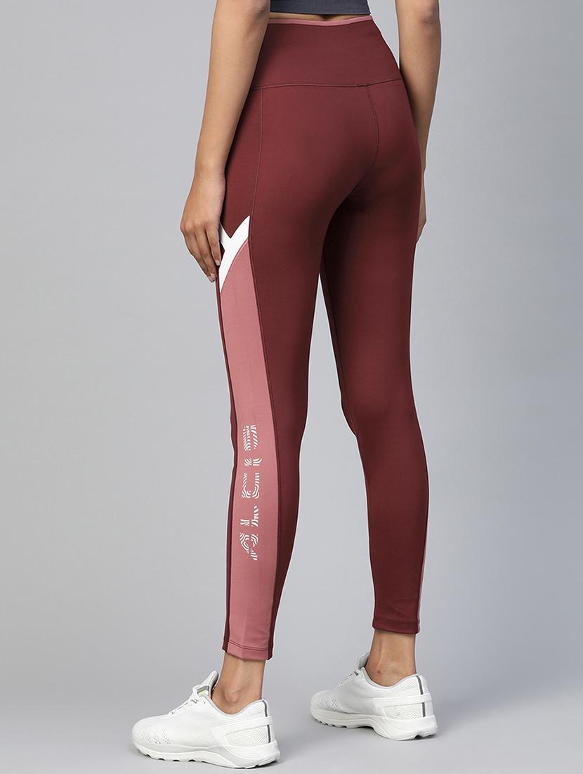 high rise color block leggings - 17750612 - Standard Image - 2