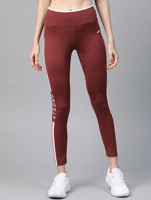high rise solid leggings - 17750635 - Standard Image - 0