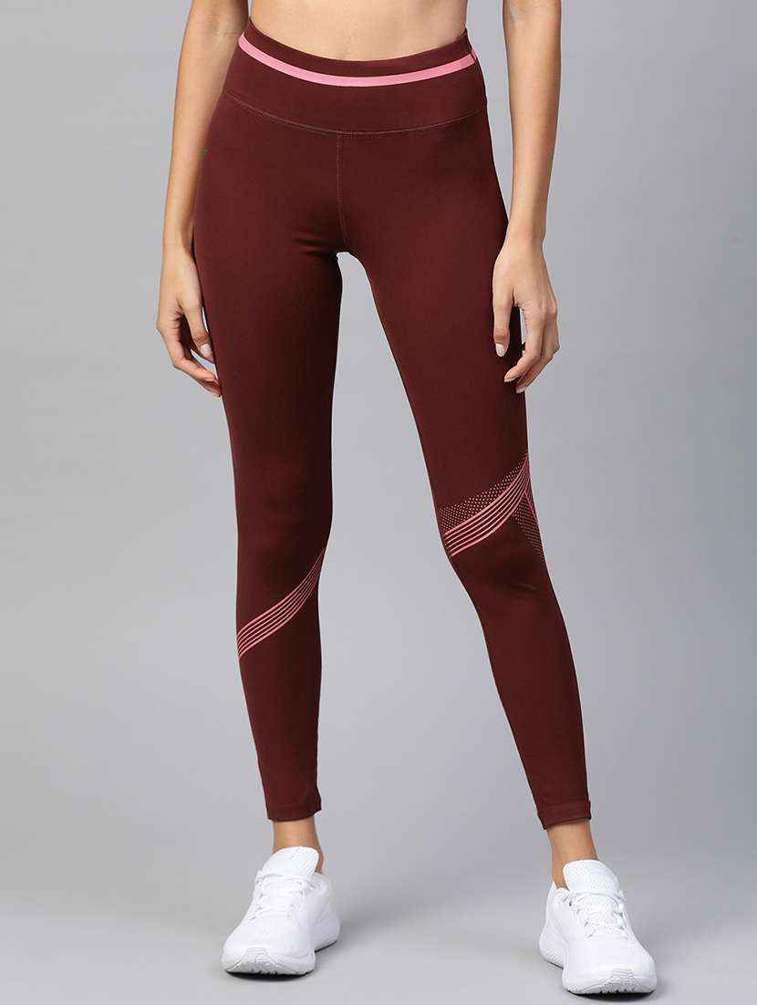 high rise color block leggings - 17750636 - Zoom Image - 0