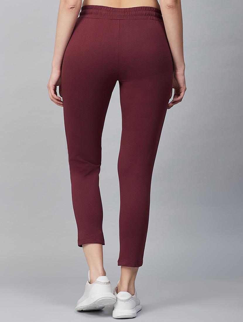 brown cotton track pants - 17750659 - Standard Image - 2