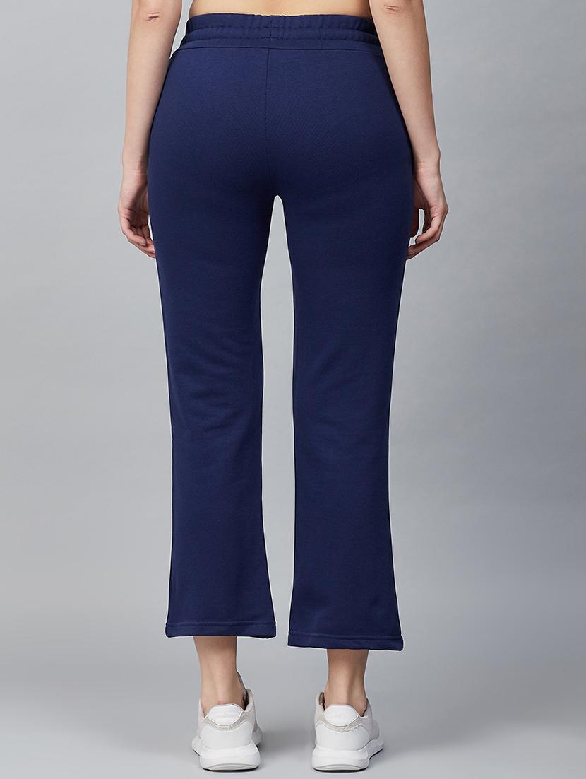 navy blue polyester track pants - 17750664 - Standard Image - 2