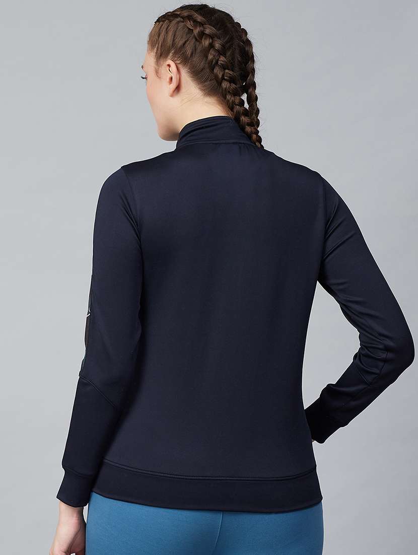 navy blue polyester sweatshirt - 17750689 - Standard Image - 2