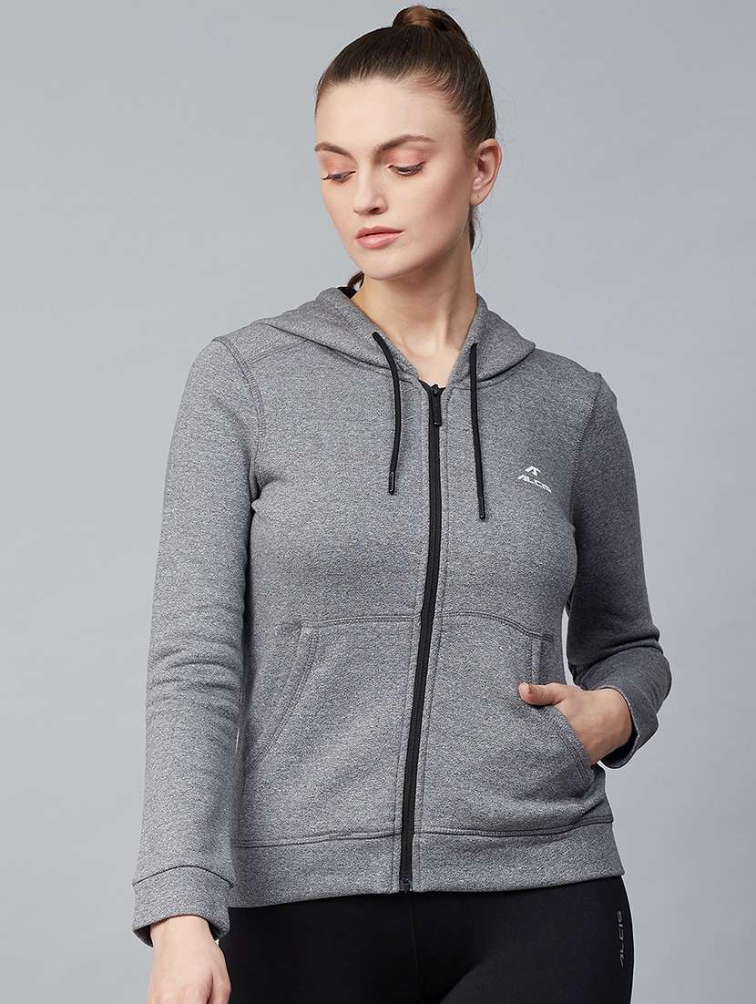 grey cotton sweatshirt - 17750694 -  Zoom Image - 0
