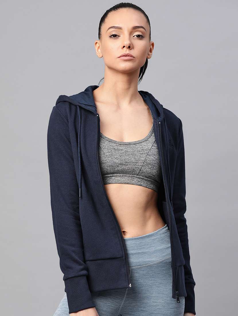 navy blue cotton sweatshirt