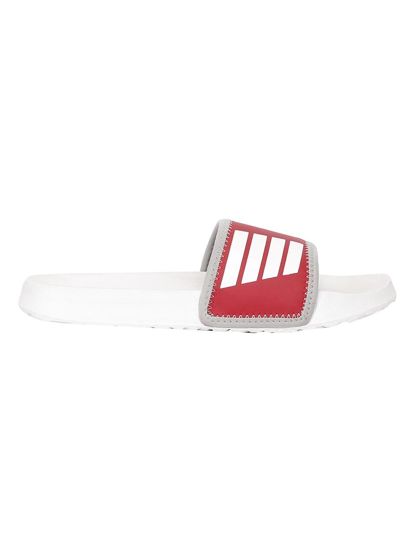 red slip on flip flops - 17750764 -  Standard Image - 2