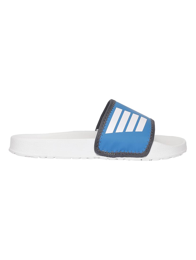 blue slip on flip flops - 17750765 -  Standard Image - 2