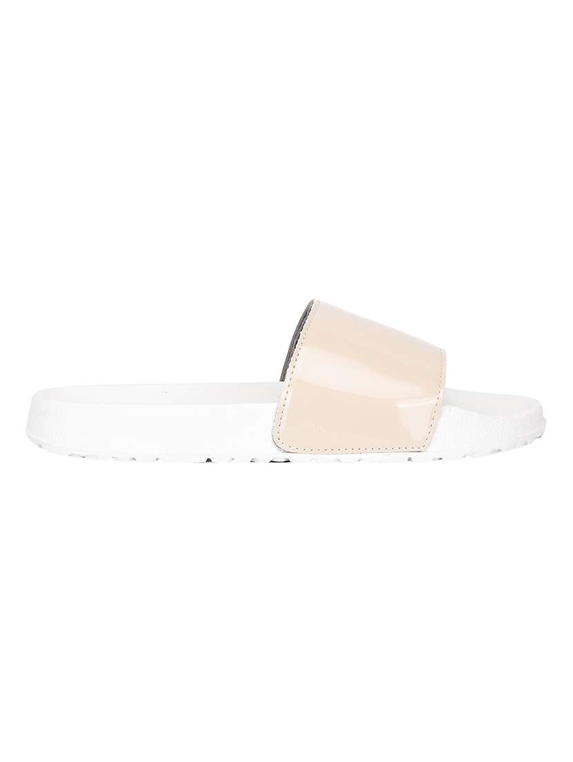 beige slip on flip flops - 17750767 - Standard Image - 2