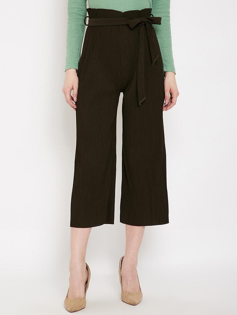 high rise relaxed fit palazzo - 17750799 - Zoom Image - 0