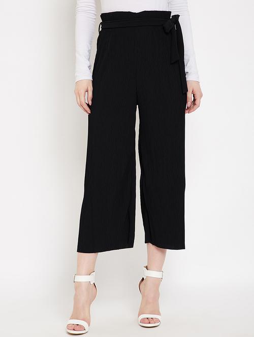 high rise relaxed fit palazzo - 17750801 -  Standard Image - 0