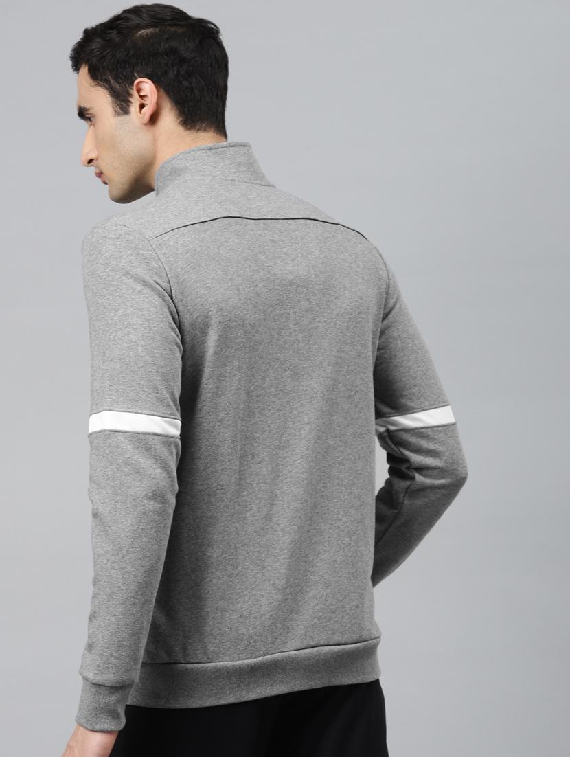 grey taped casual jacket - 17750868 - Standard Image - 2