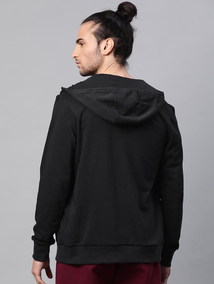 black solid sweatshirt - 17750880 - Standard Image - 2